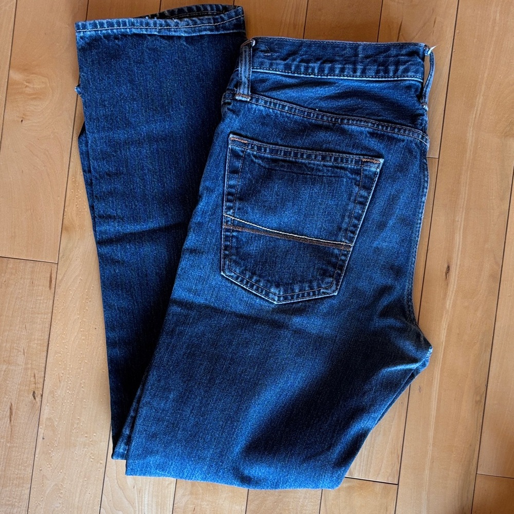 Abercrombie & Fitch Dark Blue Straight Jeans
